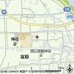 岡山県総社市富原886-2周辺の地図