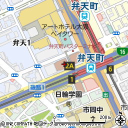 ラストコンタクトレンズ弁天町周辺の地図