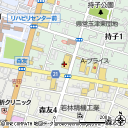 神戸トヨペット　明石店周辺の地図