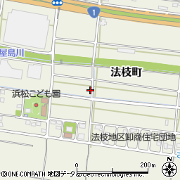 静岡県浜松市中央区法枝町1156周辺の地図