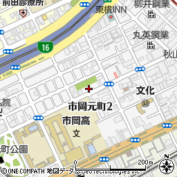 大阪府大阪市港区市岡元町周辺の地図