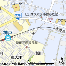 愛知県田原市神戸町新大坪254周辺の地図