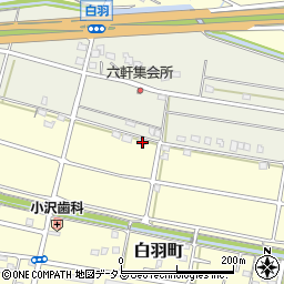 静岡県浜松市中央区白羽町2218周辺の地図