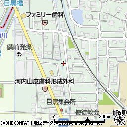 岡山県岡山市東区目黒町150-22周辺の地図