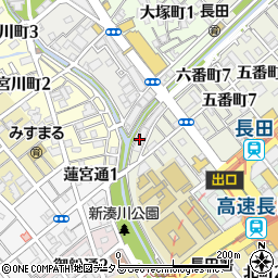 ＣＡＳＡＢＥＲＡセントラルプラザ長田周辺の地図