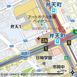 サイゼリヤ 弁天町駅前店周辺の地図