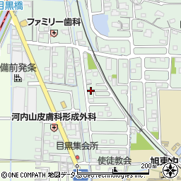 岡山県岡山市東区目黒町150-91周辺の地図
