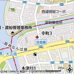 レジデンシャル桜川周辺の地図