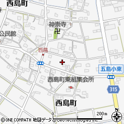 静岡県浜松市中央区西島町534周辺の地図