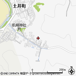 島根県益田市土井町周辺の地図