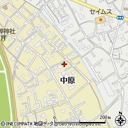 岡山県総社市中原847-3周辺の地図