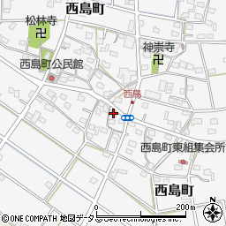 静岡県浜松市中央区西島町803周辺の地図