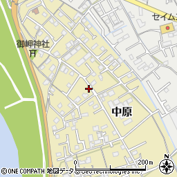 岡山県総社市中原870-7周辺の地図