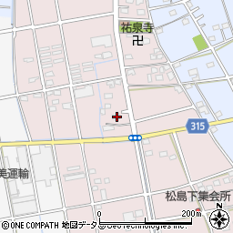 静岡県浜松市中央区松島町383周辺の地図
