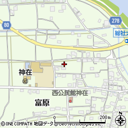 岡山県総社市富原383周辺の地図