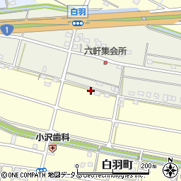 静岡県浜松市中央区白羽町2191周辺の地図