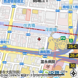 大阪府保険医会館周辺の地図