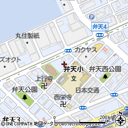日本自動車サービス弁天マンション周辺の地図
