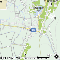 岡山県岡山市北区吉備津1635周辺の地図