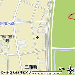 静岡県浜松市中央区三新町72周辺の地図