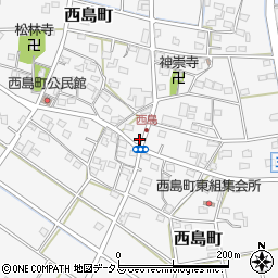 静岡県浜松市中央区西島町542周辺の地図