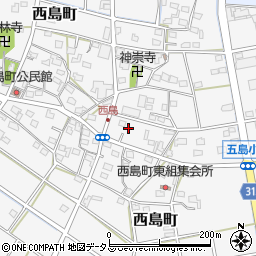 静岡県浜松市中央区西島町537周辺の地図