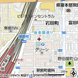 岡山県岡山市北区岩田町7-28周辺の地図