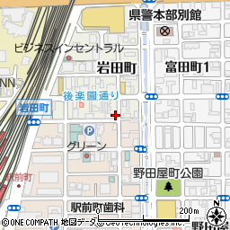 岡山県岡山市北区岩田町7-19周辺の地図