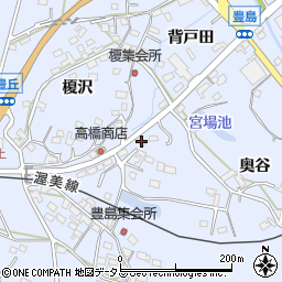 愛知県田原市豊島町榎沢28周辺の地図