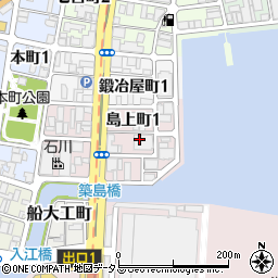 兵庫県神戸市兵庫区島上町周辺の地図