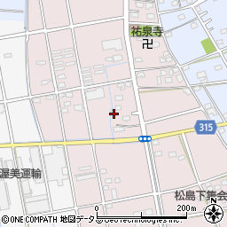 静岡県浜松市中央区松島町384周辺の地図
