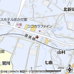 愛知県田原市豊島町天白57周辺の地図