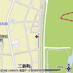 静岡県浜松市中央区三新町71周辺の地図