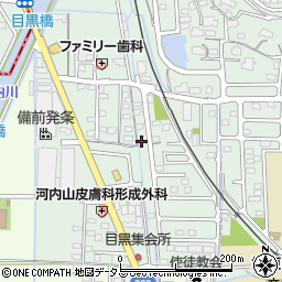 岡山県岡山市東区目黒町150-20周辺の地図