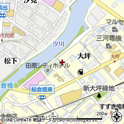 愛知県田原市神戸町後申47周辺の地図