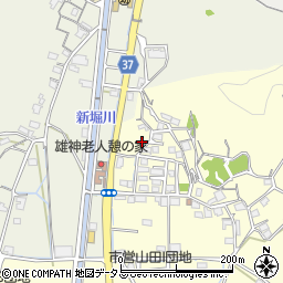 岡山県岡山市東区久保351周辺の地図