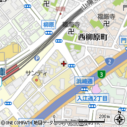 エスケー化研　神戸支店周辺の地図