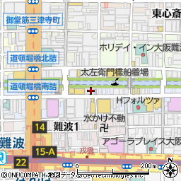 お好み焼道頓堀一明周辺の地図