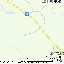 広島県府中市上下町水永156周辺の地図