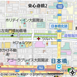 串焼き 串カツ ちゃんこ鍋 けー坊 道頓堀店周辺の地図