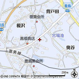 愛知県田原市豊島町榎沢27周辺の地図