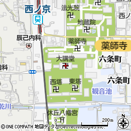 大講堂周辺の地図