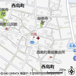 静岡県浜松市中央区西島町538周辺の地図