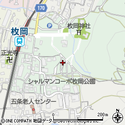 大阪府東大阪市出雲井町周辺の地図