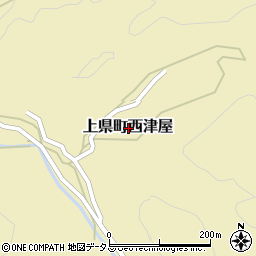 長崎県対馬市上県町西津屋周辺の地図