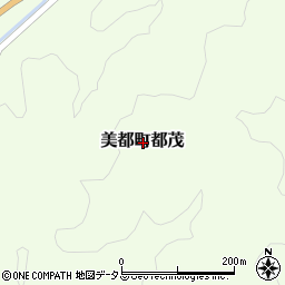 島根県益田市美都町都茂周辺の地図