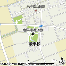 静岡県磐田市飛平松周辺の地図