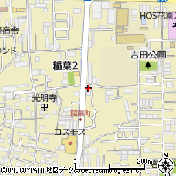 大阪府東大阪市稲葉2丁目5-3周辺の地図