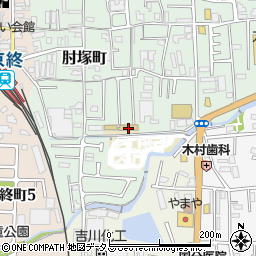 奈良県奈良市肘塚町164周辺の地図