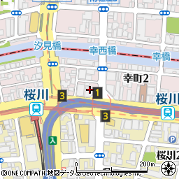 日本測地設計株式会社　関西支店周辺の地図